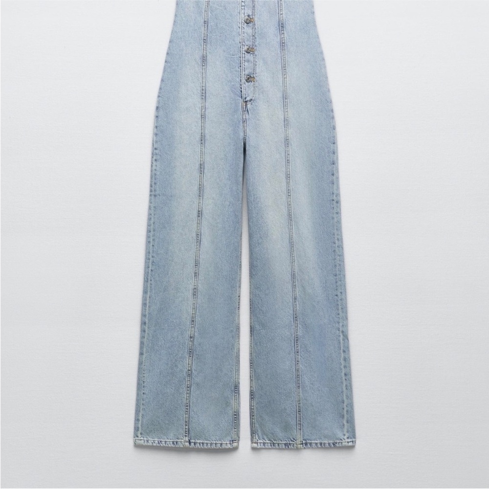 Zara Denim Jumpsuit NWOT